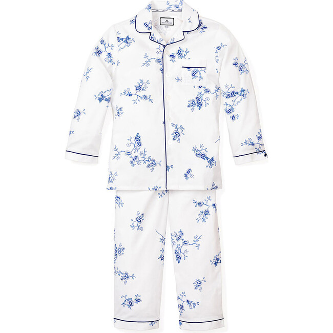 Pajama Set, Indigo Floral - Pajamas - 1