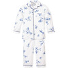Pajama Set, Indigo Floral - Pajamas - 1 - thumbnail