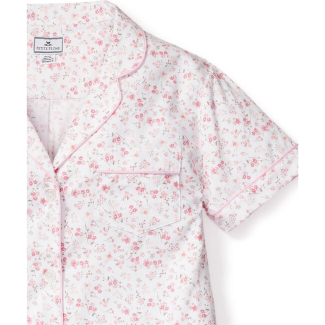 Women's Short Sleeve Short Set, Dorset Floral - Pajamas - 4