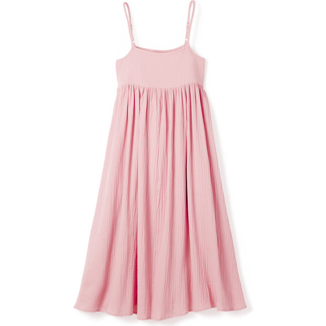 Women's Serene Night Dress, Pink Gauze