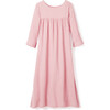 Women's Provence Nightdress, Pink Gauze - Dresses - 1 - thumbnail