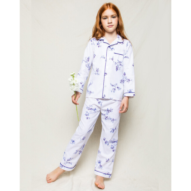 Pajama Set, Indigo Floral