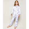 Pajama Set, Indigo Floral - Pajamas - 2 - thumbnail