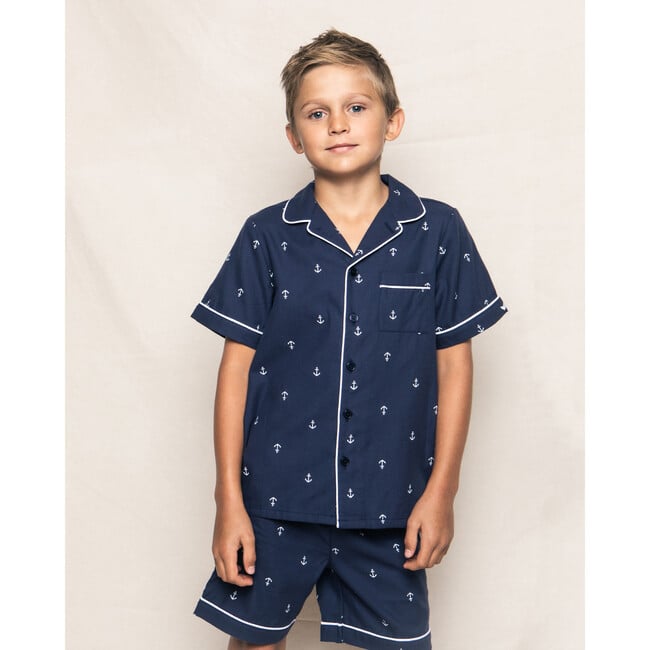 Classic Short Set, Portsmouth Anchors - Pajamas - 2