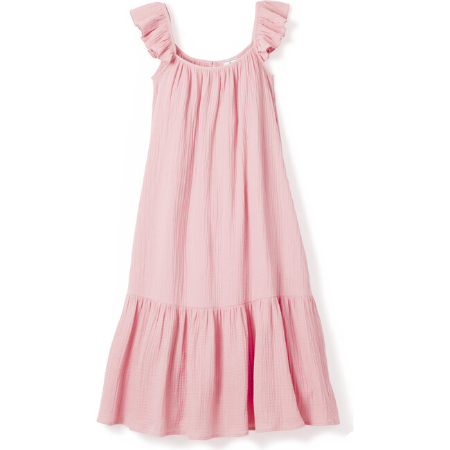 Women's Celeste Nightdress, Pink Gauze - Dresses - 1
