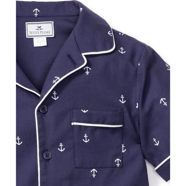 Classic Short Set, Portsmouth Anchors - Pajamas - 4