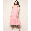 Women's Celeste Nightdress, Pink Gauze - Dresses - 2 - thumbnail
