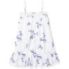 Lily Nightgown, Indigo Floral - Pajamas - 1 - thumbnail