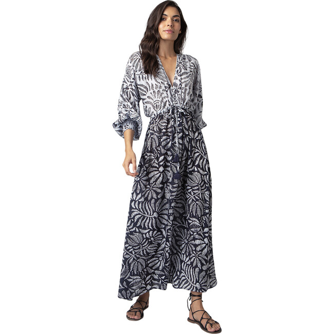 Marbella Maxi Dress, Vanya Glacier - Dresses - 1