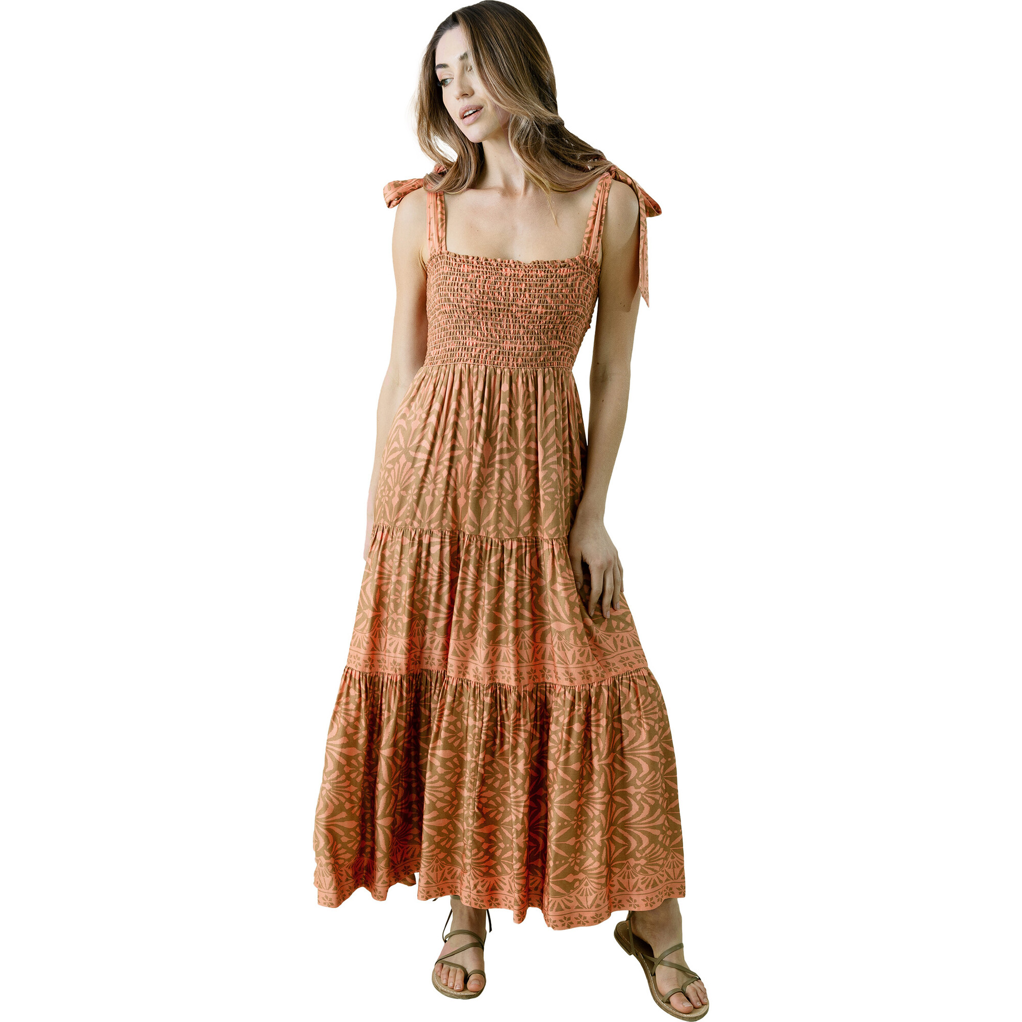 knee length dresses for ladies Rooh Collective Esha II Maxi Dress: Pre-Loved