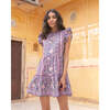 Wilora Mini Dress, Nirali Purple - Dresses - 2