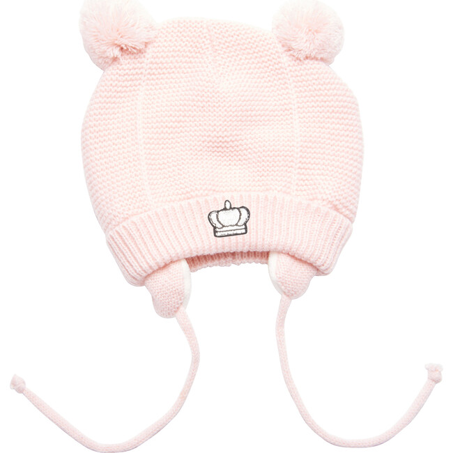 Winter Hat With Ear Flaps, Pink