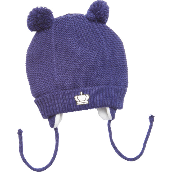 Winter Hat With Ear Flaps, Navy