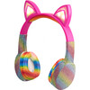 Stereo Bluetooth Rainbow Glitter Kids Headphones - Musical - 4