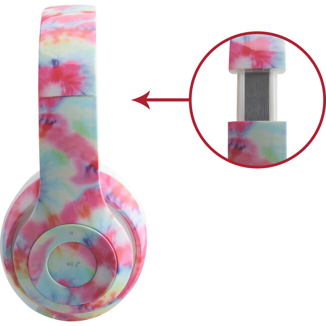 Stereo Bluetooth Tie Dye Headphones - Musical - 3