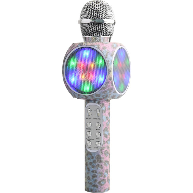 Leopard Glitter Karaoke Microphone - Musical - 3