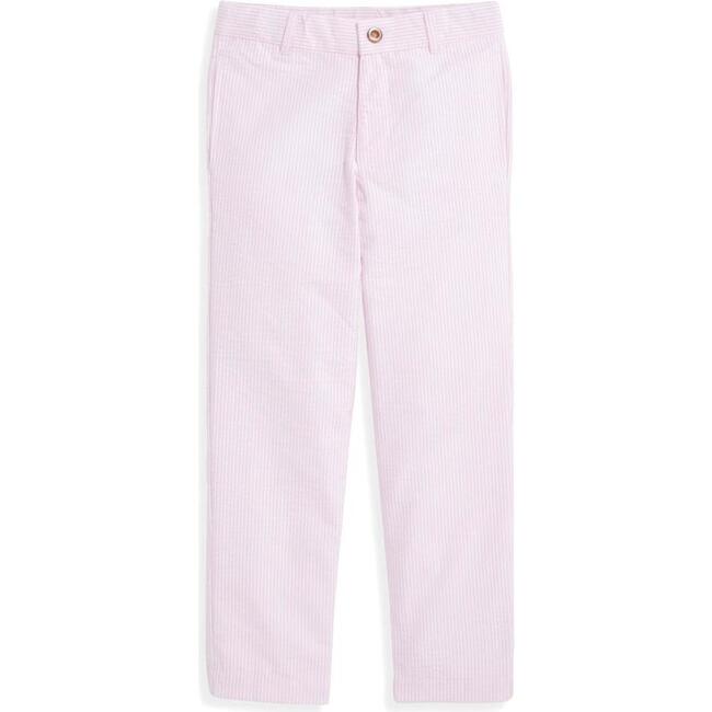 Suiting Pant, Pink Seersucker Stripe - Pants - 1
