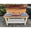 Cedar Mud Kitchen - Double Sink With Tung Oil - Outdoor Games - 2