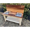 Cedar Mud Kitchen - Double Sink With Tung Oil - Outdoor Games - 3 - thumbnail