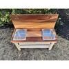 Cedar Mud Kitchen - Double Sink With Tung Oil - Outdoor Games - 4