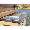 Cedar Mud Kitchen - Double Sink With Tung Oil - Outdoor Games - 7
