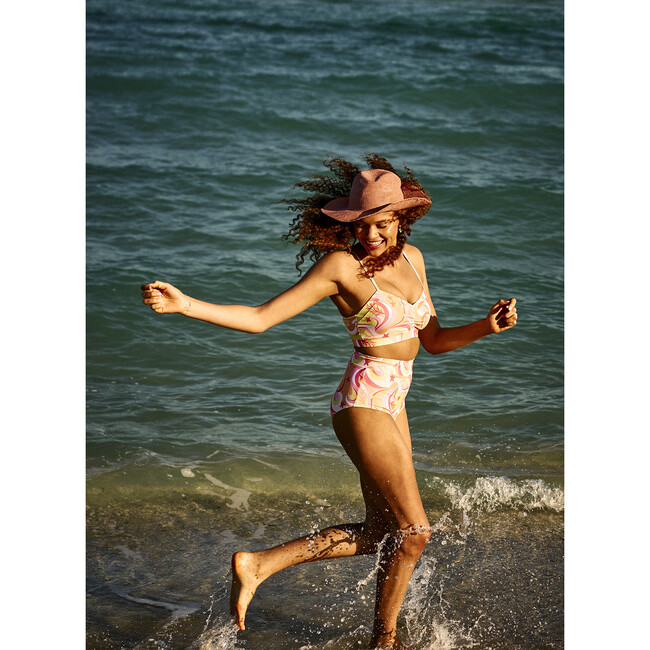 Women's Chloe Swim Bra, Ocean Candy Wave Cali Sun