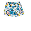 Mini Major Boys Boardshort, Ocean Candy Wave Pacific Blue - Swim Trunks - 3