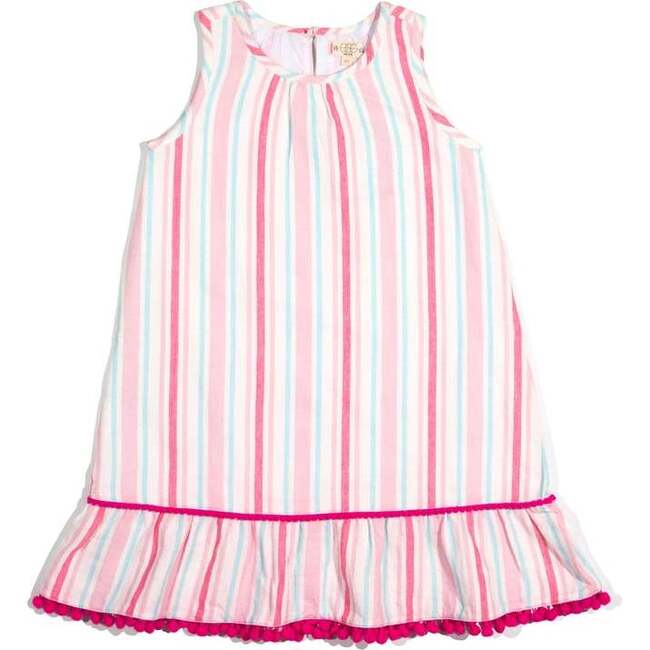 Xena Dress, Pink Stripe