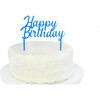 Happy Birthday Acrylic Topper, Blue - Party Accessories - 2