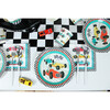 Set of 12 Vintage Race Car Plates - Party Accessories - 2