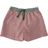 Pink Squares Swim Trucks, Pink and Dots - Swim Trunks - 1 - thumbnail