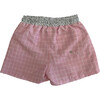 Pink Squares Swim Trucks, Pink and Dots - Swim Trunks - 3