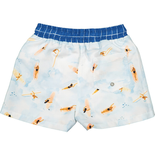 Surfers Swim Trucks with square details - Swim Trunks - 3