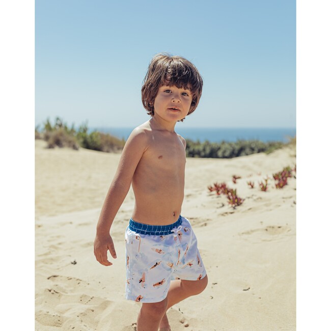 Surfers Swim Trucks with square details - Swim Trunks - 4
