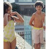 Elephant Surfer Model Swim Trucks, Pink and Yellow - Swim Trunks - 3