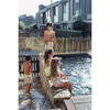Elephant Surfer Model Swim Trucks, Pink and Yellow - Swim Trunks - 4
