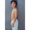 Funny Giraffe Surfer Model Swim Trucks, Aqua and Orange - Swim Trunks - 7