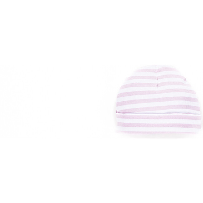 The Muffin Warming Hat, Pink Stripes - Hats - 1