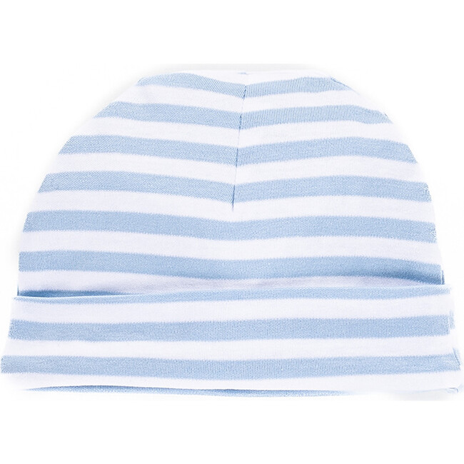 The Muffin Warming Hat, Blue Stripes - Hats - 1