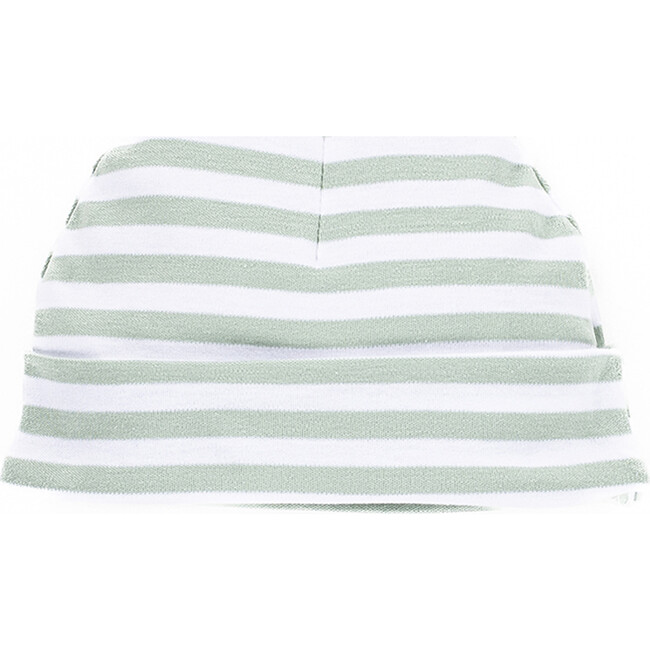 The Muffin Warming Hat, Green Stripes - Hats - 2