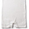 The Rib Full Onesie Set in Short, White - Onesies - 4