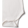 The Rib Onesie Set with No Sleeves, White - Onesies - 4