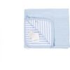 The Muffin Super Soft Blanket, Blue Stripes - Blankets - 1 - thumbnail