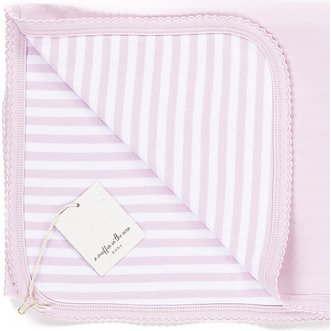 The Muffin Super Soft Blanket, Pink Stripes