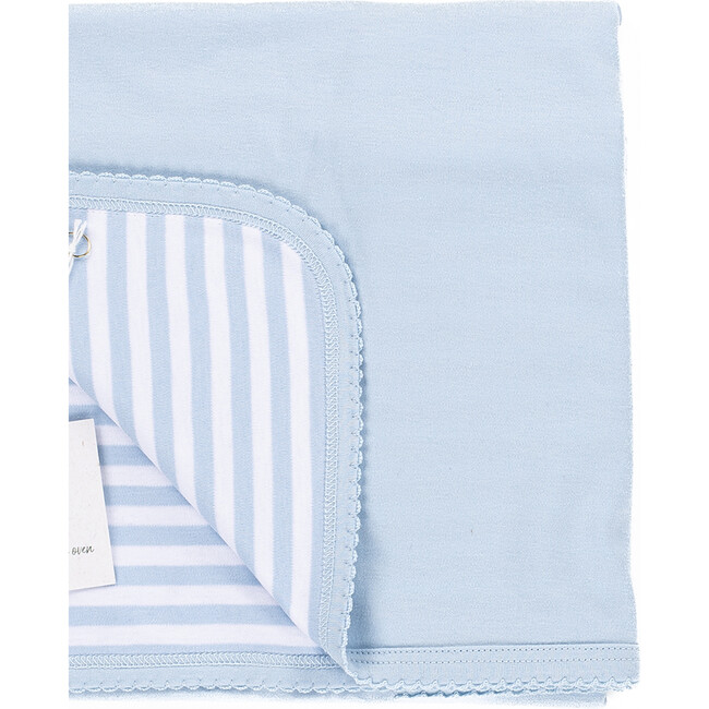 The Muffin Super Soft Blanket, Blue Stripes - Blankets - 3