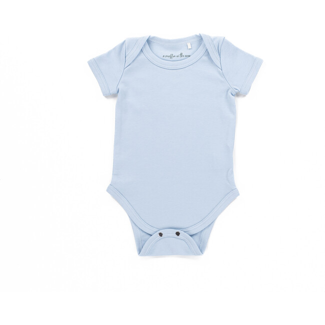 The Muffin Onesie with Short Sleeves, Muffin Blue