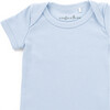 The Muffin Onesie with Short Sleeves, Muffin Blue - Onesies - 2