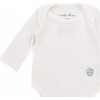 The Muffin Onesie with Long Sleeves, Muffin White - Onesies - 2