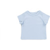 The Muffin Lullaby Top with Short Sleeves, Muffin Blue - Pajamas - 1 - thumbnail