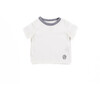 The Muffin Lullaby Top with Short Sleeves, Muffin White - Pajamas - 1 - thumbnail